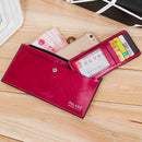New Fashion Women High Quality PU Leather Long Wallet Zipper Handbag Card Holder Coin Purse