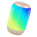 Bakeey Portable Colorful LED Light Wireless bluetooth Speaker HiFi FM Radio TF Card Dual Bass Subwoofer with Mic