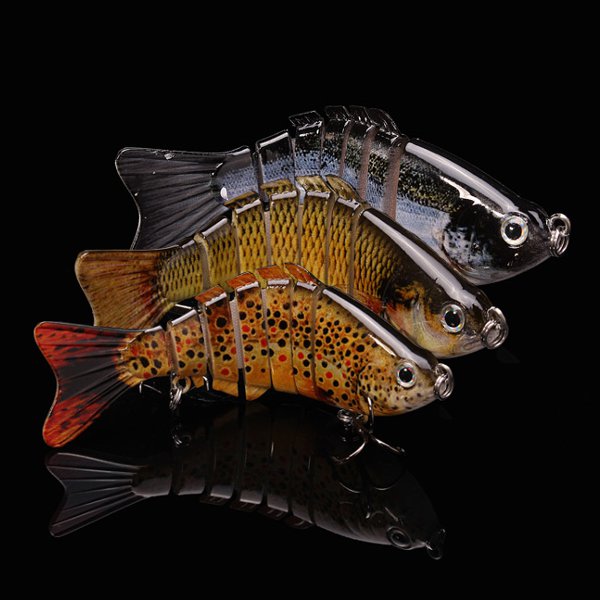 Maxcatch Carp Fishing Lures 10cm 13g 6 Segments Crankbaits Hard Lure