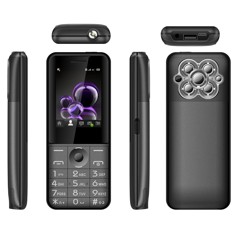 OEINA T18 2.4 Inch 2500mAh Big Battery 3 Sim Card Power Bank bluetooth Flashlight Feature Phone