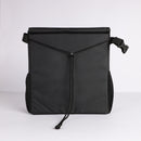 Leak Proof Vinyl Inside Lining Stable Black Car Trash Garbage Can Bag Closeable Lid 27.5 X 15.5 X 28.5CM