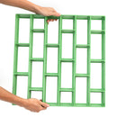 DIY Pave Maker Mold Plastic Garden Stone Driveway Paving Cement Brick Mould