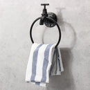 Wall Mounted Towel Ring Holder Kitchen Bathroom Storage Organizer Rack Hanger