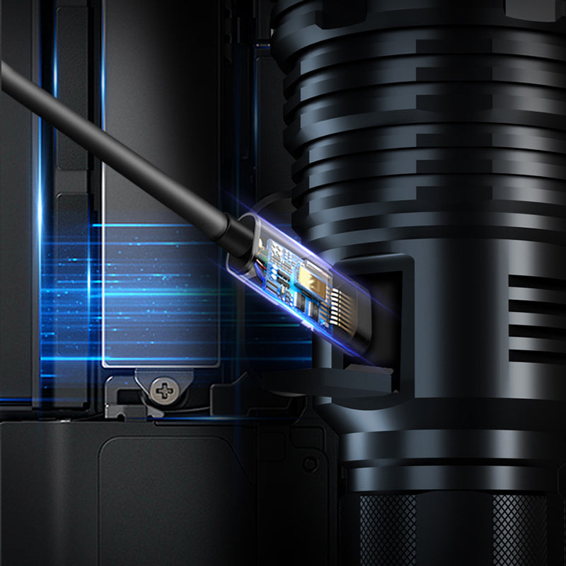 Mentch G65A P50 3000Lumen 5Modes Zoomable LED Flashlight Outdoor Waterproof USB Rechargeable Flashlight