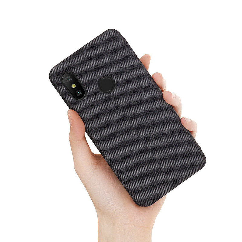Bakeey Flip Shockproof Fabric Soft Silicone Edge Full Body Protective Case For Xiaomi Redmi Note 5