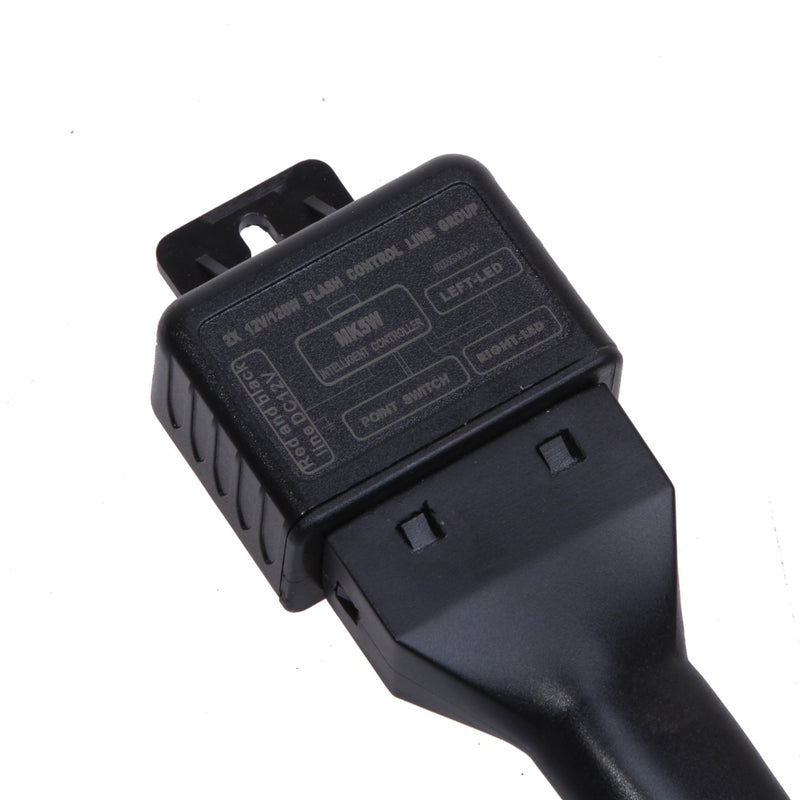 BOSMAA MK5W 12V 10A Motorcycle Light Reset Switch Waterproof Wiring Harness Flash Control Line Group Switch For Auto Car Scooter Work Spotlight Flashlight