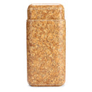 Genuine Leather 3 Count Tube Cedar Travel Holder Case Humidor Portable Protector Case