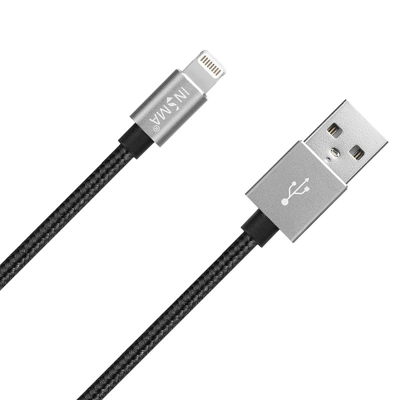 INSMA Braided Lightning for Fast Charging Data Cable For iPhone X XS MAX XR 8 7 6 5