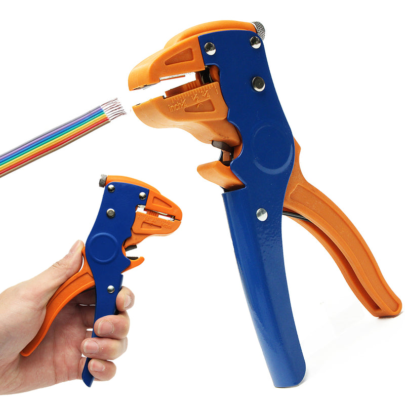HS-700D 2 in 1 0.25~6mm Automatic Cable Wire Stripper Cutter Pliers Crimper Crimping Tool