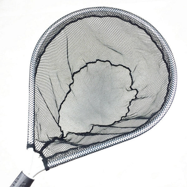 Fly Fishing Landing Handle Net Nomad Rubber Fish Nylon Mesh Trout Bag Tackle