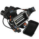 XANES 2602 1200LM 2T6 Led Bicycle Headlamp Telescopic Zoom Running Camping Adjustable 4 Modes