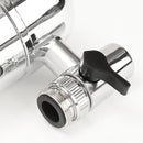 Plastic Silver Round Carbon Purifier Filter Water Faucet Tap Set