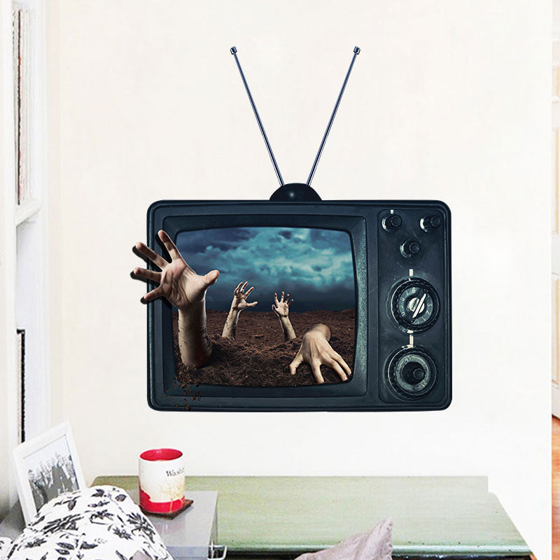 Miico FX82067 Halloween Sticker Novelty Horror Sticker Removable Wall Sticker Room Decoration