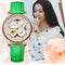TEVISE T835A Women Automatic Mechanical Watch Fashionable Genuine Leather Band Watch