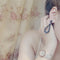 Women's Trendy Rhinestones Crystal Hollow Sapphire Dangle Gold Drop Shape Earrings