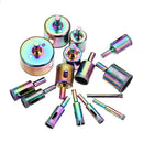 Drillpro 15pcs 6-50mm Titanium Diamond Hole Saw Drill Bit Set Tile Ceramic Glass Marble Drill Bits