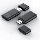 Bakeery 2 in 1 Wireless bluetooth 4.2 Receiver Transmitter HiFi Sound USB to Dual 3.5mm Audio for Earphone Speaker TV Computer