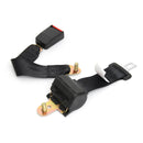 Universal Adjustable 2 Point Retractable Car Safety Seat Belt Buckle