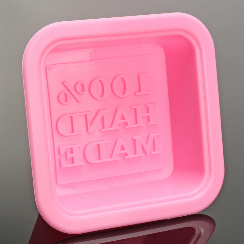 25Pcs/Set Handmade Silicone Soap Mold Square Flexible Baking Mold for Soap Making Cupcake DIY Homemade Craft