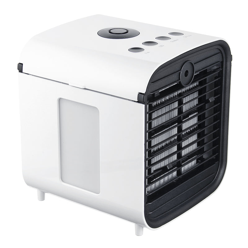 Lithum Battery Air Conditioner Fan 3 Speed Small Personal USB Air Cooler Indoor&Outdoor Use 2 Hours Mini Air Aromatherapy Desk Fan Cooling