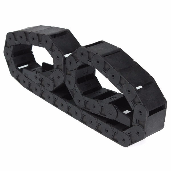 18mm x 37mm Openable Plastic Cable Drag Chain 1M Long Wire Carrier Drag Chain