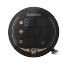 9V 12V-24V 3 IN 1 LED Time Temperature Voltage Motorcycle Car Meter Display Table Night Vision