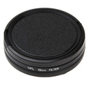 58mm Circular Polarizing CPL Filter Cap Lens for Canon Nikon Sony Olympus Gopro Hero 3 Action Camera
