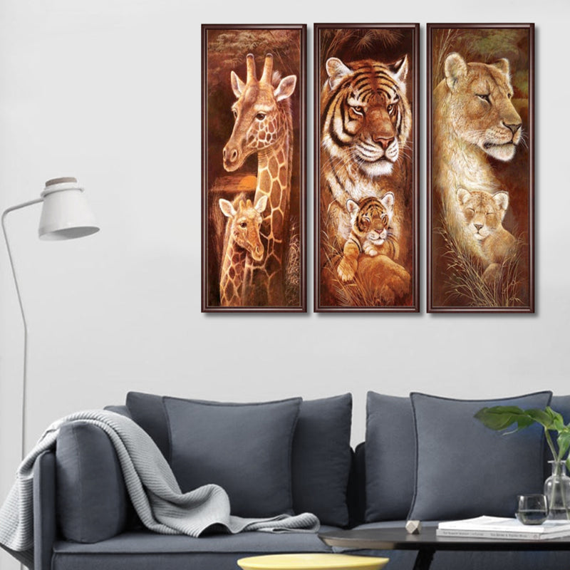 5D DIY Full Drill Diamond Painting Animals Cross Stitch Embroidery Home Decorations