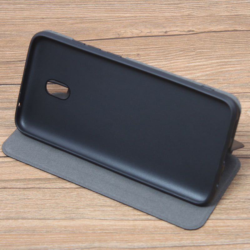 For Xiaomi Redmi 8A Case Bakeey Flip with Stand Card Slot Full Body Brushed Leather Shockproof Soft Protective Case