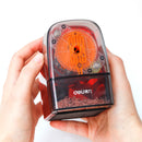 XIAOMI Ecosystem Deli 71152 Plastic Manual Pencil Sharpener Hand Crank Pencil Cutter Transparent Body Office School Students Stationery Supplies