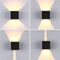 12W Up/Down Wall Lamp Sconces Light Warm White/White Waterproof for Home Bedroom AC85-265V
