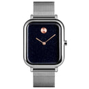 SKMEI 9187 Starry Sky Design Casual Style Waterproof Milanese Men Wristwatch Quartz Watch