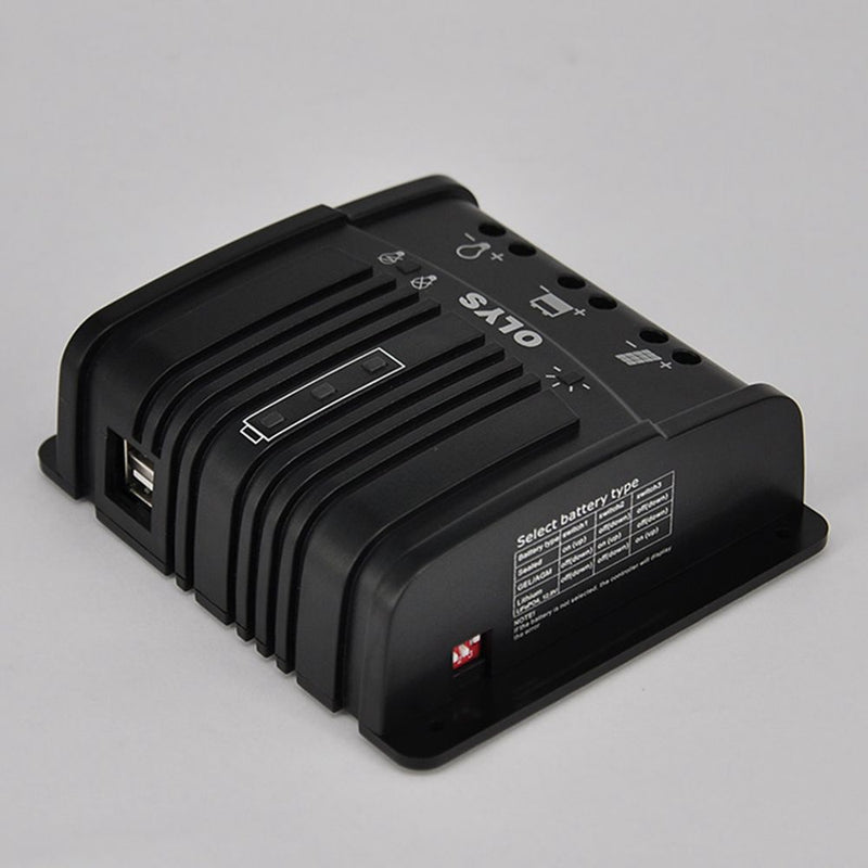 OLYS LBC10 PWM 12V/24V 10A Solar Charge Controller Battery Solar Regulator For Solar Panel Charger