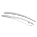 Pair Chrome Wind Shield Side Trim For Harley Road Glide FLTRU FLTRX 2015-2017