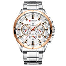 CURREN 8363 Chronograph Waterproof Men Wrist Watch Luminous Display Quartz Watch