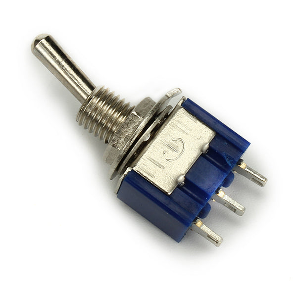 Wendao MTS-102 ON/ON SPDT AC 125V 6A 3 Pins Toggle Rocker Switch 10pcs