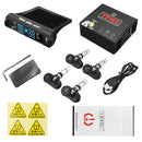 Car Solar Wireless TPMS Tire Pressure Monitor Built-in Models No Voice Alarm Colorful LCD Digital Displaying