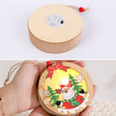 Luminous Christmas Wooden Ornament LED Light Santa Claus Deer Decor Lamp Xmas Decorations
