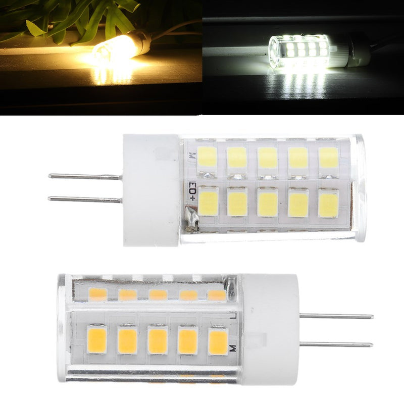 AC220V 3W Warm White Pure White Ceramic G4 32LED Corn Light Bulb for Ceiling Lamp Indoor Home