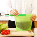 Reusable Silicone Food Storage Bag Vacuum Food Fresh Sealer Container Kitchen Fridge Tools