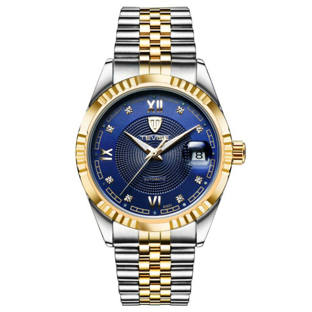 TEVISE 629 Business Style Automatic Mechanical Watch Waterproof Luminous Display Men Watch