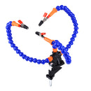 Multifunctional Soldering Station Third Hand Tool With 3/5 Flexible Arms Soldeirng Iron Holder Fan for PCB Welding Repair