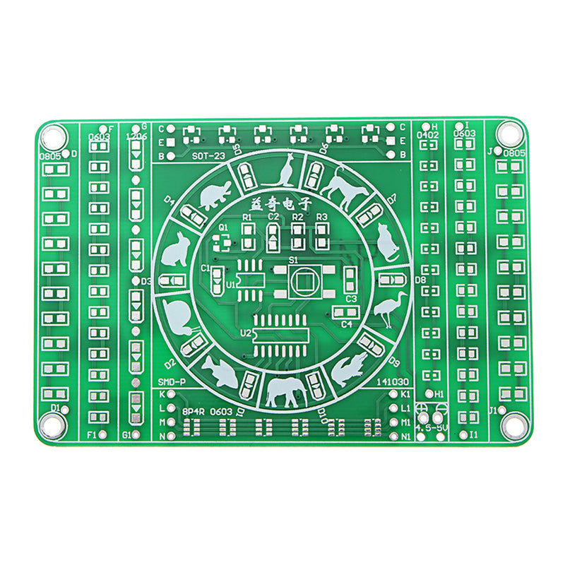 5pcs SMD Component Soldering Practice Board DIY Electronic Production Module Kit