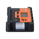 LCD Display 12V/24V Auto Solar Charge Controller PWM Controller Dual USB Controller For PWM Solar Panel 10A-30A