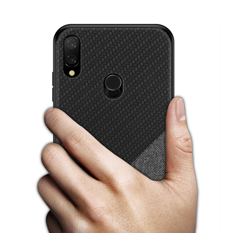 MOFI PINWUYO Cloth Pattern Shockproof Soft TPU Back Cover Protective Case for Xiaomi Redmi Note 7 / Note 7 Pro