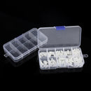 Suleve M2.5NH1 200Pcs Nylon Screw White/Black Hex Screw Nut PCB Standoff Spacer Assortment Kit