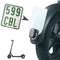 BIKIGHT Shockproof Safety Warning License Plate For Xiaomi M365 Pro Electric Scooter Rear Tail License Plate Fender License Accessories