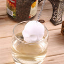 Cool Food-safe Silicone T-Bones Bones Skull Infuser Loose Leaf Tea Strainer Filter Infuser Diffuser