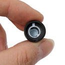 50pcs 6mm Shaft Hole Dia Plastic Threaded knurled Potentiometer Button Cap