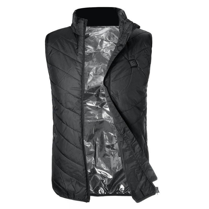 Electric Heated USB Jacket Waistcoat Cloth Thermal Warm Pad Warmer Winter Washable